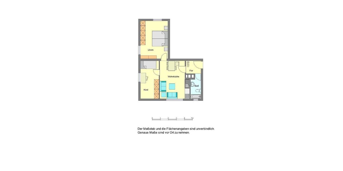 Erdgeschoßwohnung Herford - 3 Zimmer, 42 m&sup2;, 399&euro; | Angebot:19596525